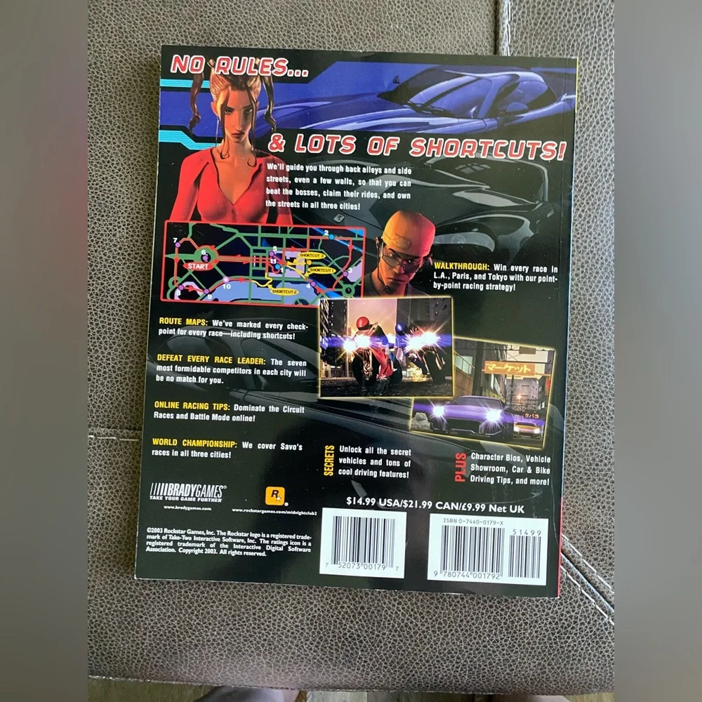 Midnight Club II Official Strategy Guide (PS2) – BradyGames